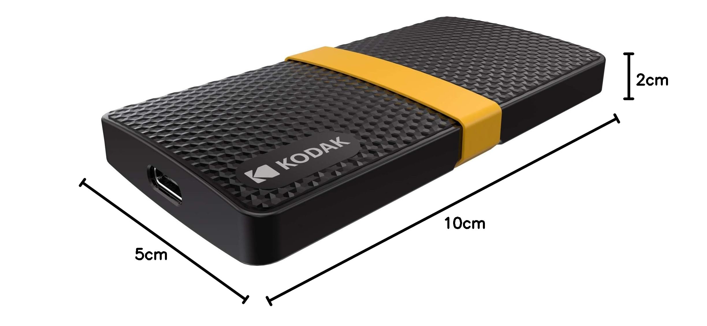 KODAK X200 ポータブルSSD 2TB KODAK SSD portátil X200 256GB com USB-C 3.1 Gen 2 (10 Gbps